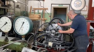 Стендовые испытания аксиально-поршневого насоса