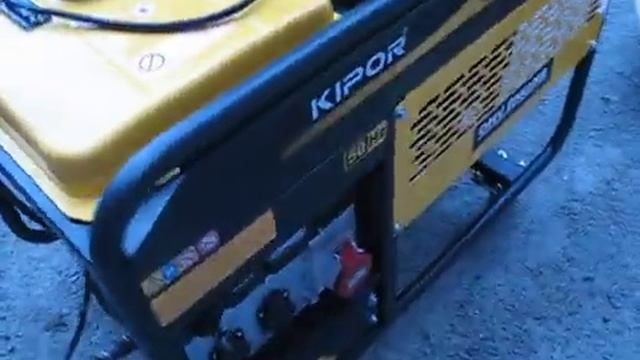 Генератор KIPOR KGE12E3 с автозапуском (блок АВР-65-3).AVI смотреть онлайн