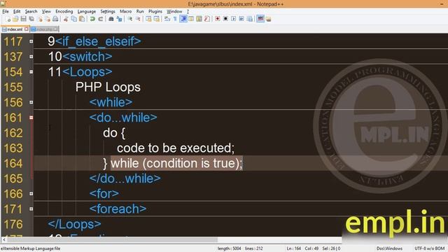 php tutorial core PHP in hindi Part 5 All Loops for while do while and foreach loop смотреть онлайн
