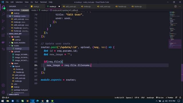 #05 CRUD App With Image Upload Using NodeJs, ExpressJs, MongoDB & EJS Templating Engine смотреть онлайн
