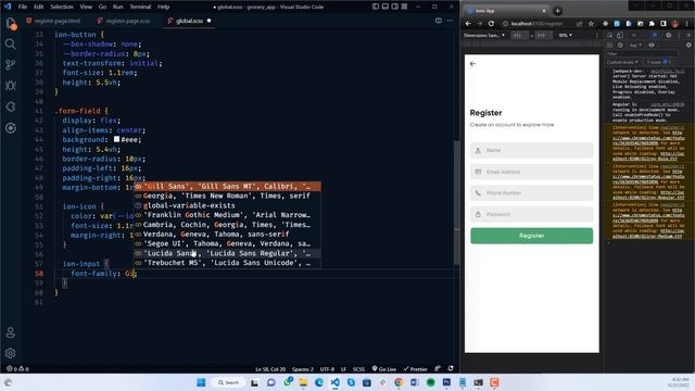 Ionic 6 Grocery App UI Kit Ep 2 - Auth Screens смотреть онлайн
