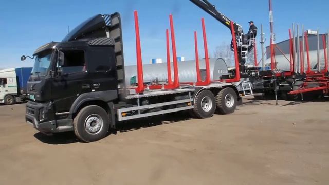 Лесовоз Volvo FMX и манипулятор Kesla 2009ST