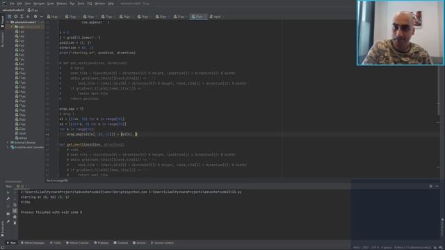 Advent of Code 2022 (python) - day 22 "Monkey Map" смотреть онлайн