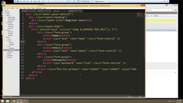 Learn How to Build a Complete PHP Application with Login – Video 3 смотреть онлайн