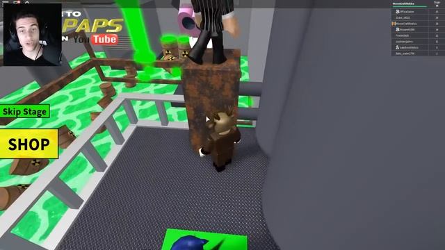 Roblox Adventures / Escape The Butcher Shop Obby / EVIL BUTCHER MURDERER!