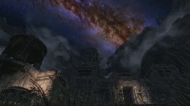 Skyrim. Realvision ENB night skies and aurora. смотреть онлайн