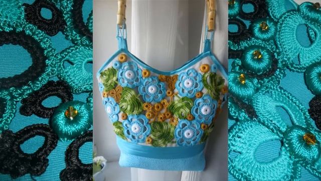 Вязаные крючком сумочки от Надежды Левандовской. Beautiful crochet handbags смотреть онлайн
