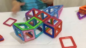 Как построить из магнитного конструктора MAG BUILDING самолет?