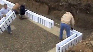 НЕСЪЕМНАЯ ОПАЛУБКА ЦОКОЛЬНЫЙ ЭТАЖ