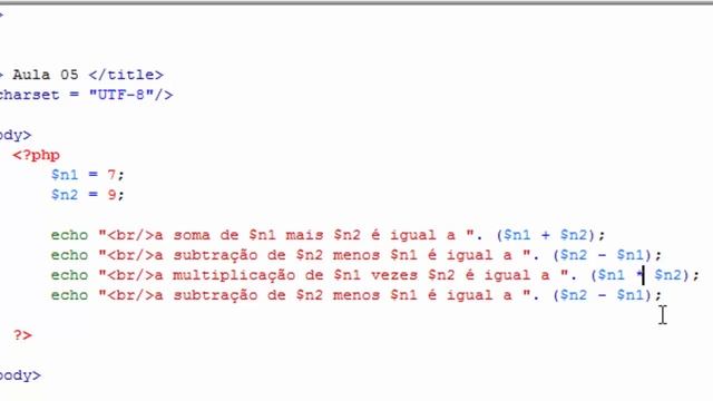 Curso de PHP com Mysql - Aula 06 - Operadores aritméticos смотреть онлайн