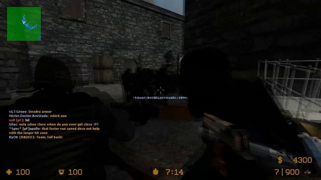 Counter Strike Source Zombie Escape mod online gameplay Last round on Skyrim map смотреть онлайн