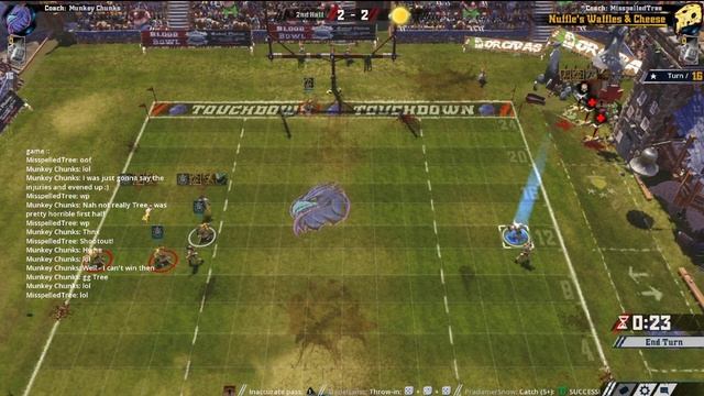 The most ridiculous Blood Bowl touchdown I'll ever score смотреть онлайн
