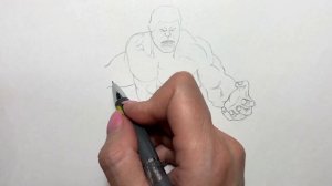 Как нарисовать Халка из Мстителей (Marvel)/Рисуем поэтапно