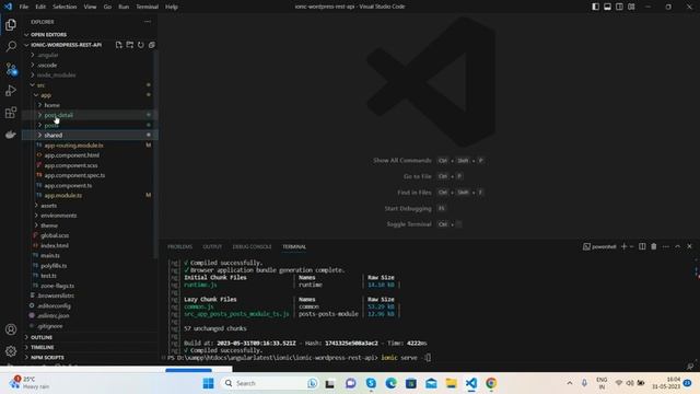 Ionic 7 Angular 16 Blog Application with WordPress Rest API Posts Data смотреть онлайн