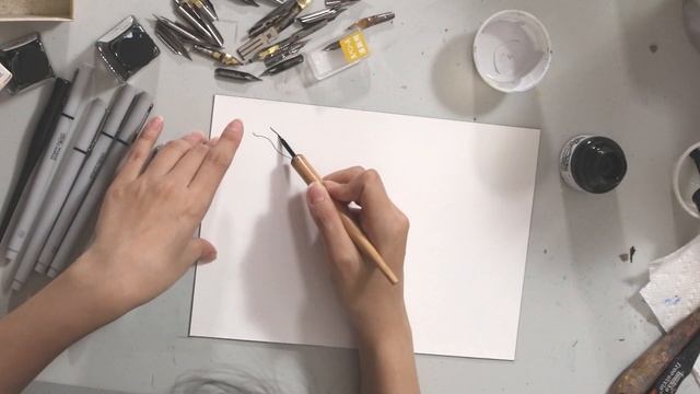 This Dip Pen Drawing Technique Will Blow Your Mind! смотреть онлайн