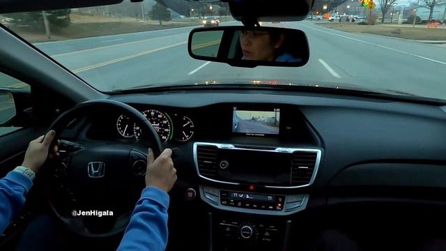 POV Car Driving #7 Automatic Female Honda Accord Sport Road Trip To Downtown Salt Lake City Utah US