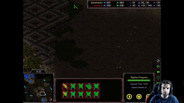 Starcraft Remastered - Training PvZ ffe late scout смотреть онлайн