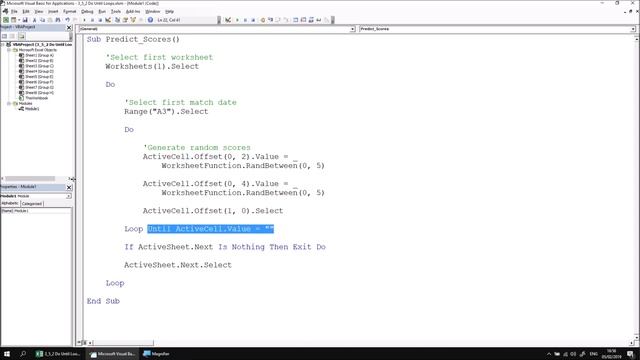 Excel VBA Online Course - 3.5.2 Do Until Loops
