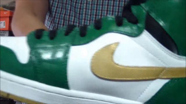 Air Jordan Retro 1 High "Boston Celtics" смотреть онлайн