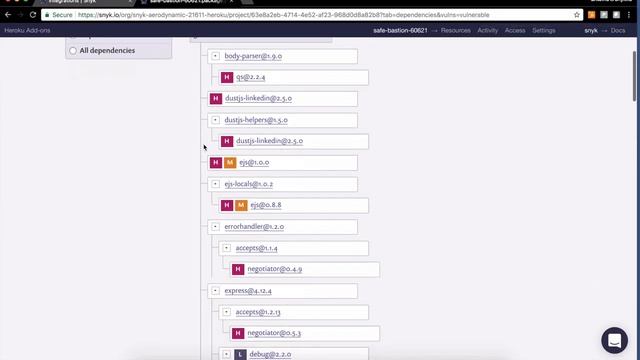 Using the Snyk Heroku Add-On смотреть онлайн