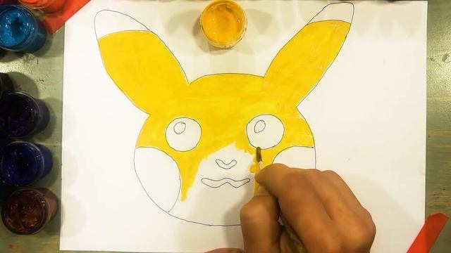 Drawing pikachu for children/ Bolalar uchun Pikachu chizish/ Рисование пикачу для детей смотреть онлайн