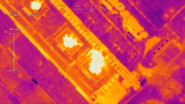 Полное видео удара по НФЗ. Никополь, 04.05.2023/Full Video Of Attak At The NFZ Plant. Nikopol.