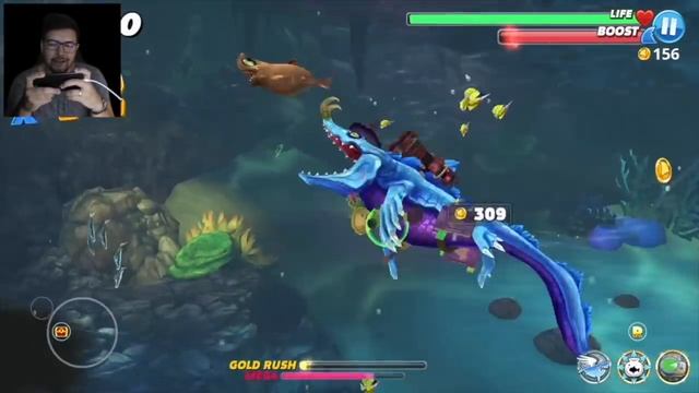 BIGGEST EVER MR SNAPPY SHARK! - Hungry Shark World Gameplay Part 69 смотреть онлайн