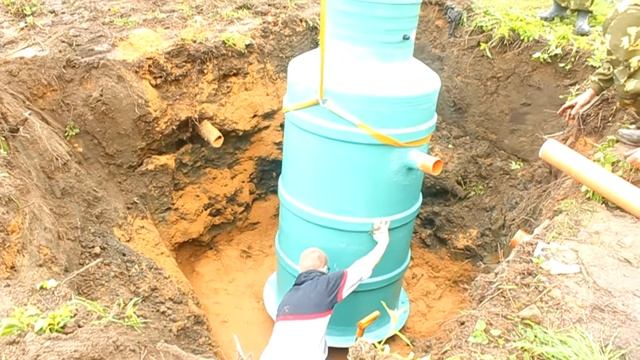 Станция биологической очистки АКС ST. Монтаж от А до Я. Часть 1. Устройство котлована. смотреть онлайн