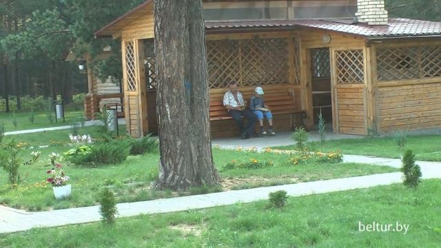 Дом охотника Крупский - беседка, Отдых в Беларуси смотреть онлайн
