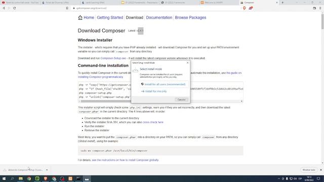 01 Requerimientos para trabajar con LARAVEL 9 смотреть онлайн