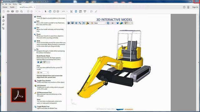 3D PDF Maker for SolidWorks Tutorial 2. Insert SolidWorks 3D Models in PDF, without SolidWorks смотреть онлайн
