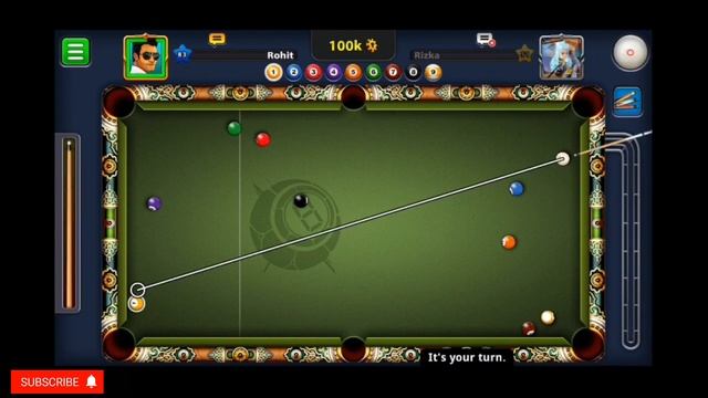Level up game play part 3/ 9 ball no guidline / Golden break / 100k winning game / 8 ball pool смотреть онлайн
