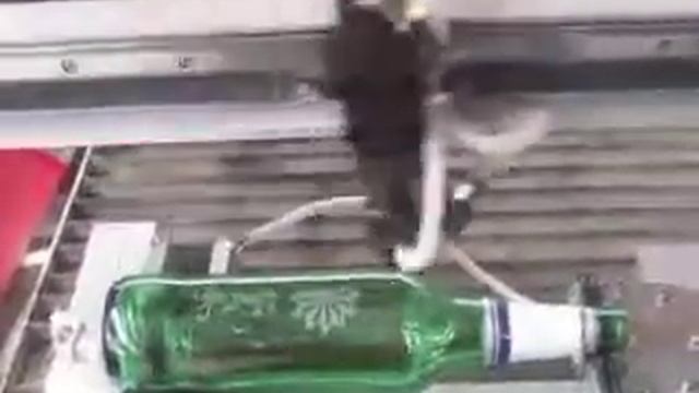 Стеклянная бутылка для лазерной гравировки смотреть онлайн