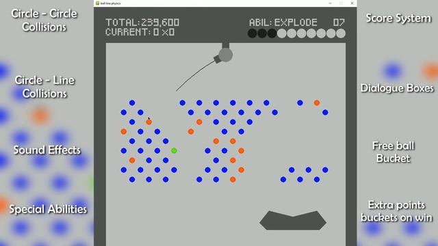 [ Python | Pygame ] Feggle Demo - Fergus Griggs смотреть онлайн