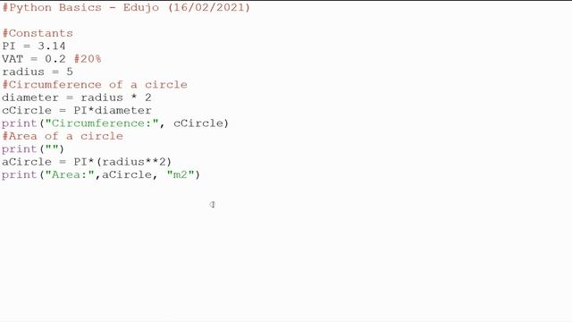 #5 - Introduction to Python: Constants смотреть онлайн
