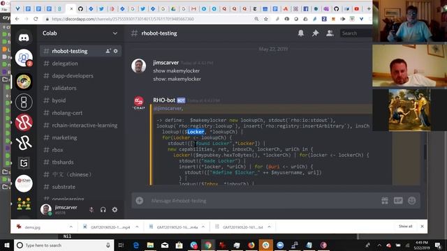 2019-05-22 Colab Rholang basics, cryptofex, data locker 2 смотреть онлайн