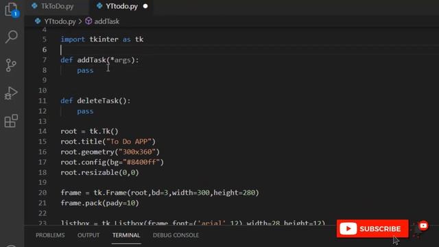 To Do Application using Python Tkinter | Dynamic Coding смотреть онлайн
