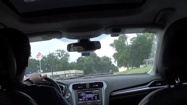 Rainy Test Drive in my 2013 Ford Fusion Titanium смотреть онлайн