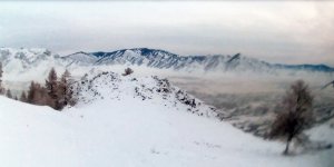 Прогулка по зимнему лесу после выпавшего снега.Горный Алтай зимой