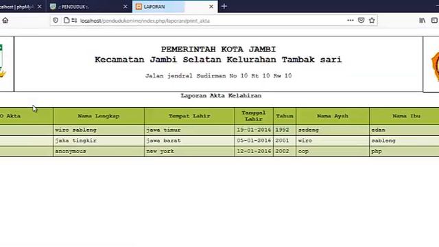 Aplikasi web Kependudukan online Berbasis Php Mysql CI смотреть онлайн