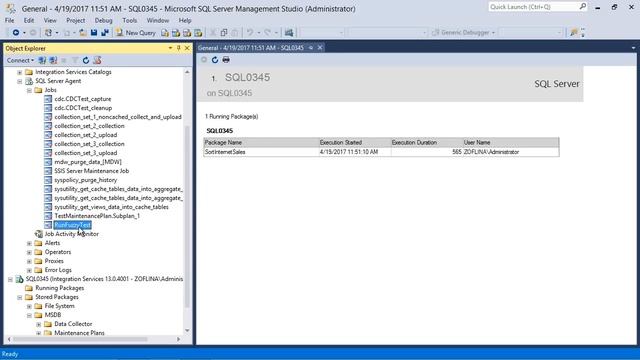 SQL Server 2014: Monitoring Execution Using Management Studio смотреть онлайн