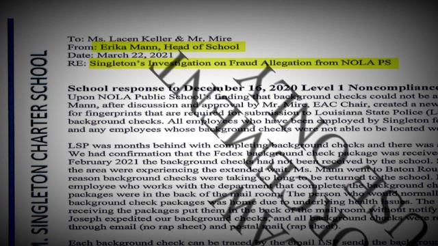 Police report, audit detail falsified background checks at James Singleton Charter School смотреть онлайн