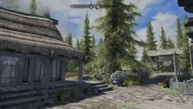 Skyrim SE Beautiful Graphics PS5 4K смотреть онлайн