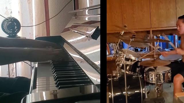 Eve - Kaikai Kitan 「廻廻奇譚」 | Jujutsu Kaisen Opening 1 (Piano and Drumset Cover) смотреть онлайн