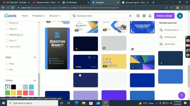 How to use Canva pro version || Create thumbnail logo banners through Canva смотреть онлайн