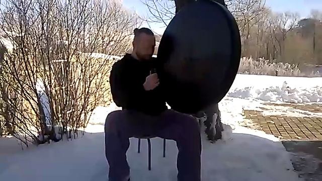 Шаманский бубен размером 80 см. Особенный звук! Ищет хозяина смотреть онлайн