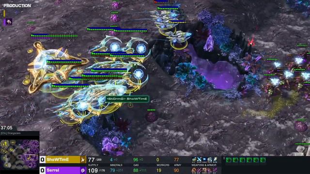Starcraft 2 SERRAL Vs SHOWTIME SC2 Tournament Proleague 2022 Championship