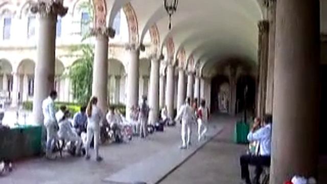Scherma nel cortile della Statale di Milano, 12/01/2004 смотреть онлайн