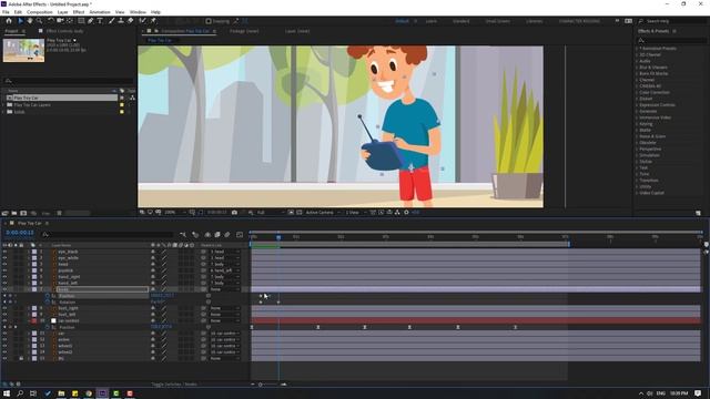 Toy Car - Character Animation in After Effects Tutorials смотреть онлайн