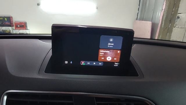 AUDI Q3 CARPLAY BOX ON FACTORY RADIO смотреть онлайн